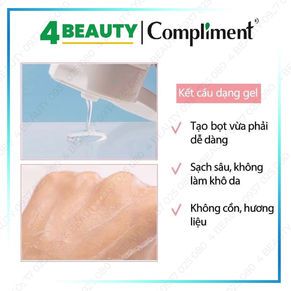 Sữa rửa mặt Compliment No Problem giảm viêm, ngừa mụn - 200ml | BigBuy360 - bigbuy360.vn