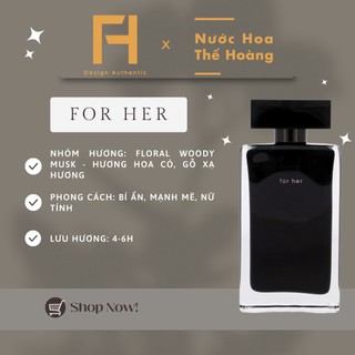  Nước hoa nữ NAR Rodriguez For Her  Nar đen  EDT chiết 10ml 20ml - Nước Hoa Thế Hoàng 