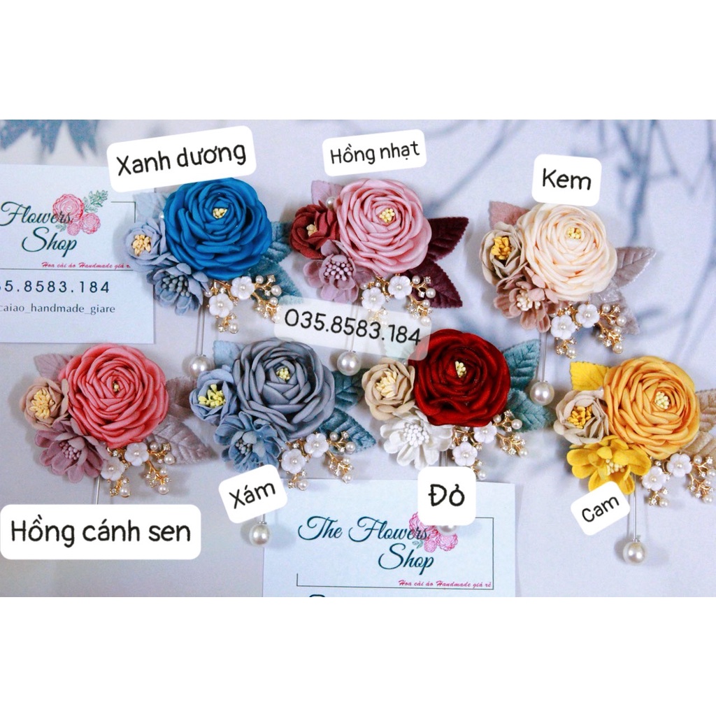 Hoa cài áo dạng chùm siêu xinh