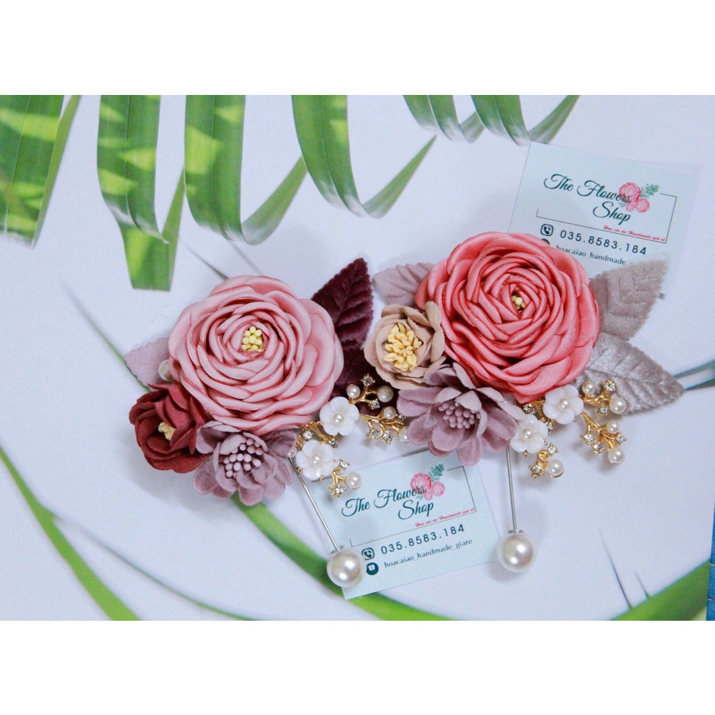 Hoa cài áo dạng chùm siêu xinh