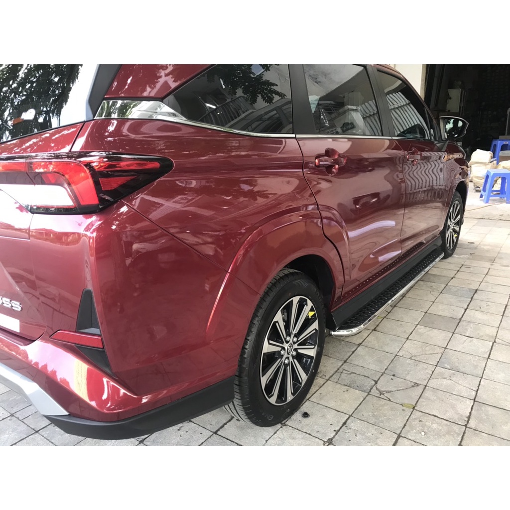 Bậc lên xuống, bệ bước chân ô tô Avanza Veloz 2022. Mẫu nhôm đúc KN