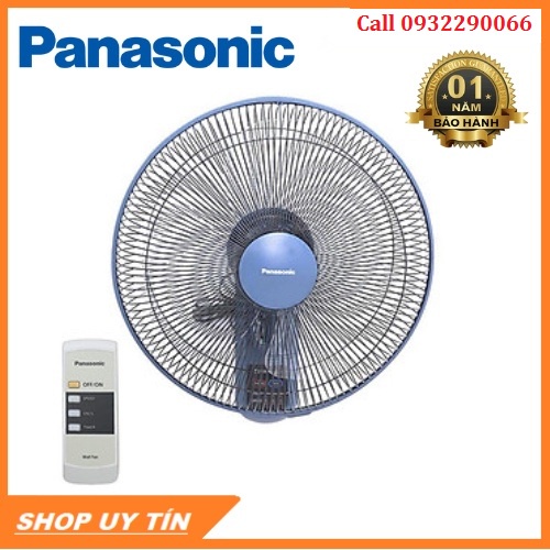 Quạt treo tường Panasonic F-409M có điều khiển từ xa, Nhập khẩu chính hãng nguyên chiếc Malaysia