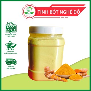 Bịch 1kg tinh bột nghệ đỏ nguyên chất, nhà làm chất lượng, không pha trộn