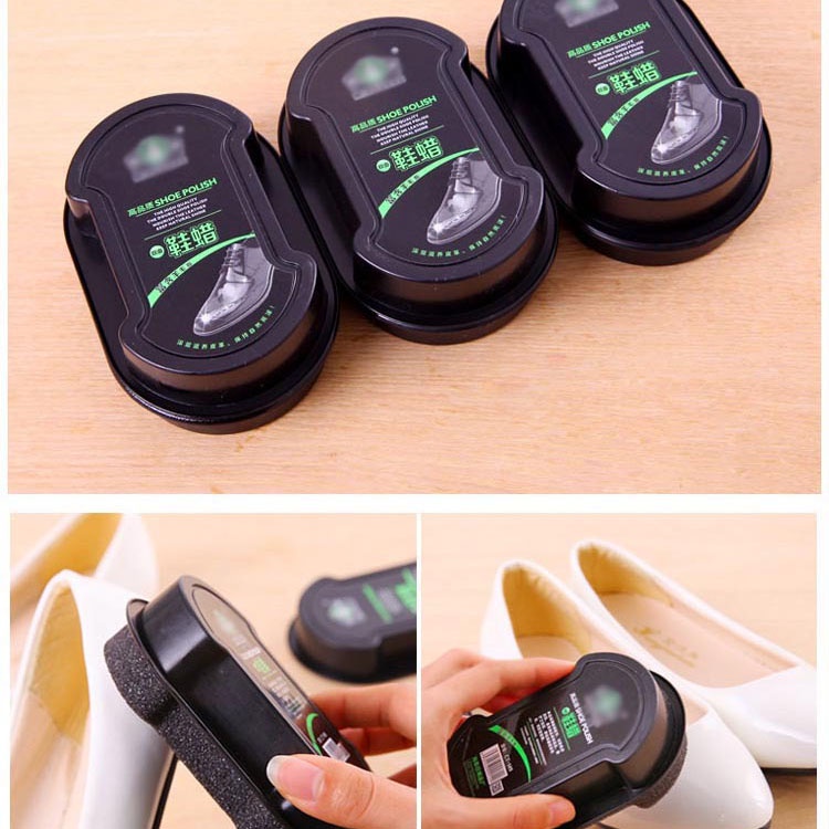 Xi đánh bóng giày dép da không màu, dùng cho tất cả các loại giày dép da và đồ da, đồ cũ như mới