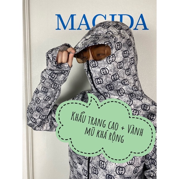 Áo chống nắng nữ dáng dài toàn thân chất UMI LOANG siêu đẹp, dày dặn mềm mát co giãn thoải mái - Xưởng May VNXK