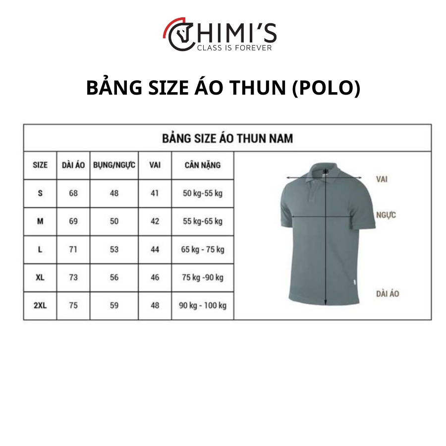 Áo Polo Nam Áo Thun Cổ bẻ CHIMI Polo kiểu dáng thể thao Cộc tay Màu blue caro chìm Vải Polyester siêu thẹ và thoáng