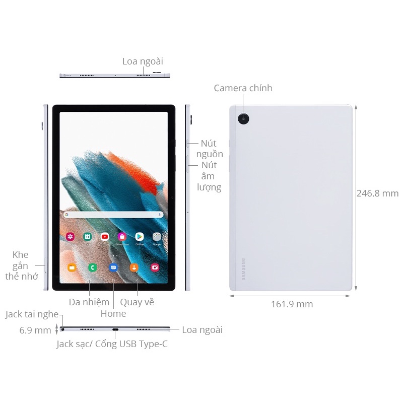Máy tính bảng Samsung Galaxy Tab A8