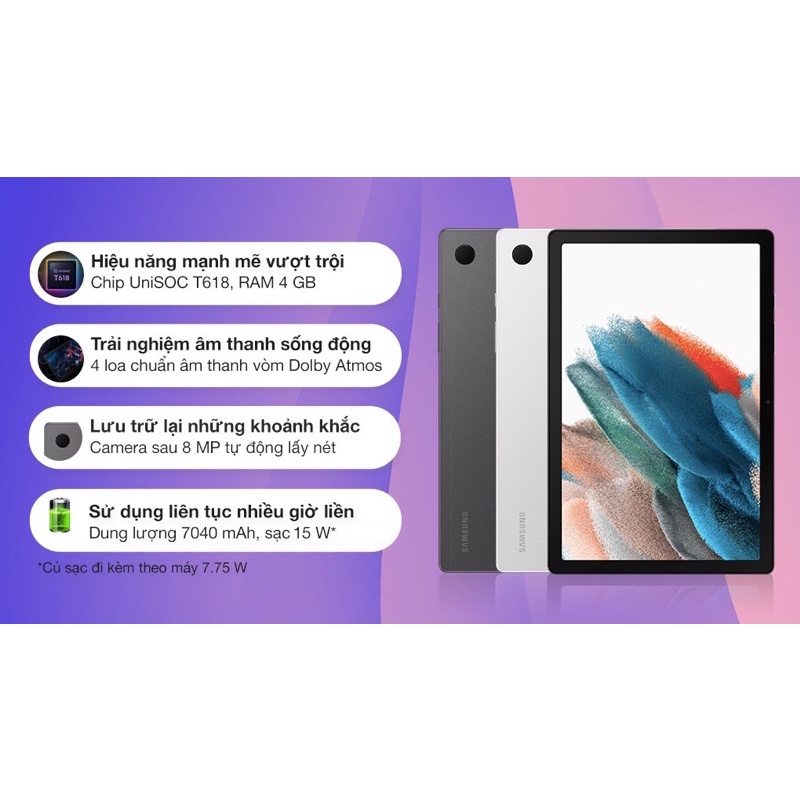 Máy tính bảng Samsung Galaxy Tab A8