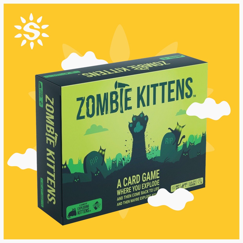 Mèo Nổ ZOMBIE KITTENS Việt Hóa Giấy cứng chống nước