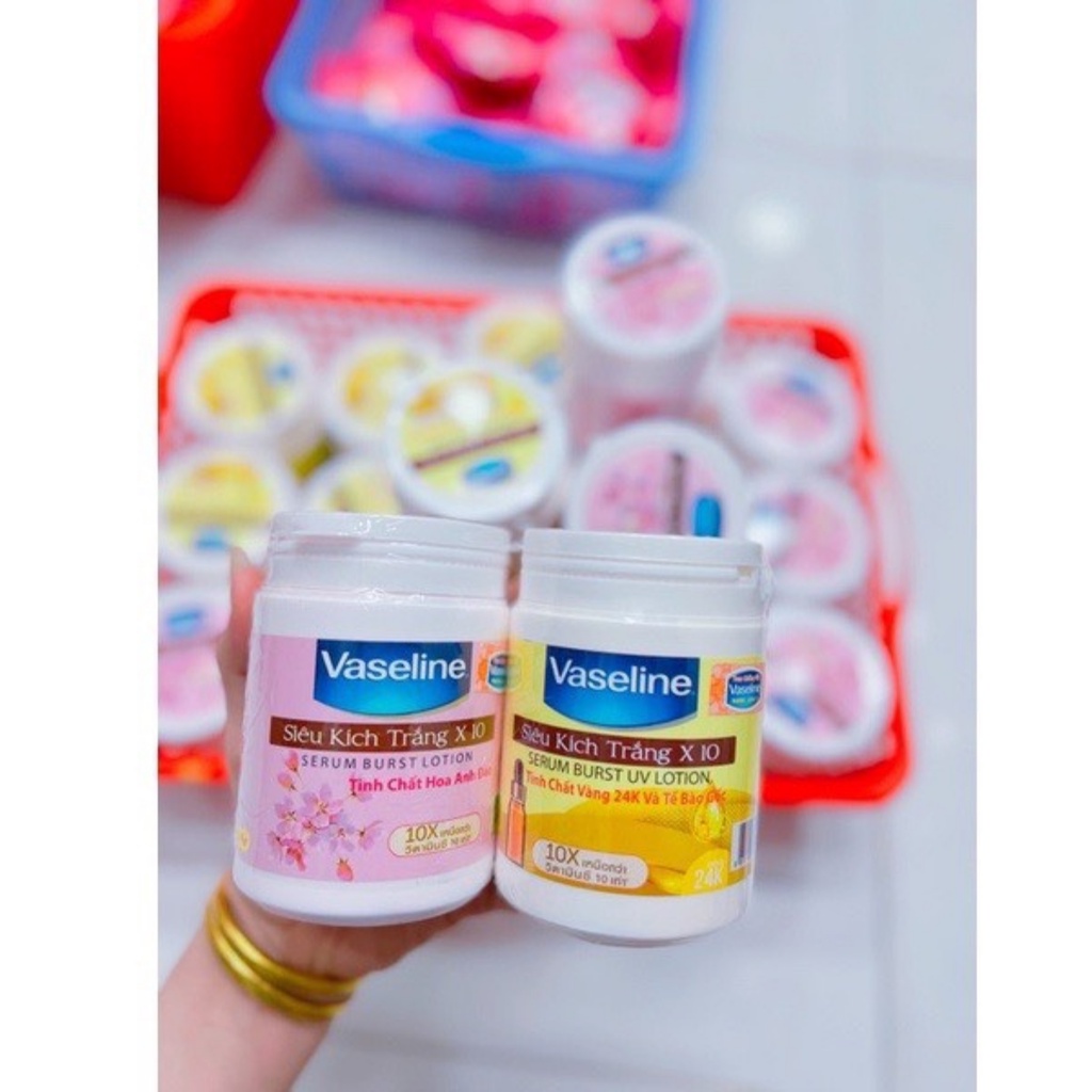 Kem Siêu Kích Trắng Chống Nắng Dưỡng Ẩm Mềm Mịn Da Ngày và Đêm Vaseline - KAMI