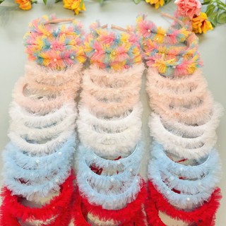 Bờm tóc, cài tóc handmade thiết kế đính ngọc đủ màu cho bé gái