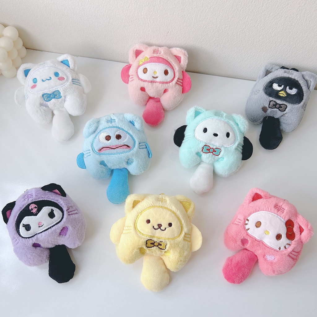 Móc khoá Sanrio đáng yêu - Kuromi, Purin, Melody, Cinnamoroll, móc trang trí balo túi xách chìa khoá