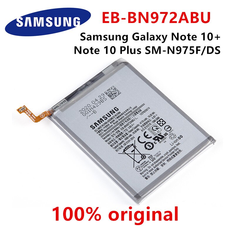 Pin Samsung Galaxy Note 10 Và Note 10 Plus zin chính hãng Samsung sản xuất, Bảo hành 3 tháng. Tặng kèm bộ tua vít mở máy