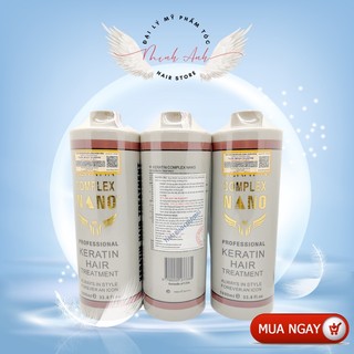 Kem ủ tóc keratin nano complex 1000ml - phục hồi tóc hư tổn do uốn, ép, nhuộm