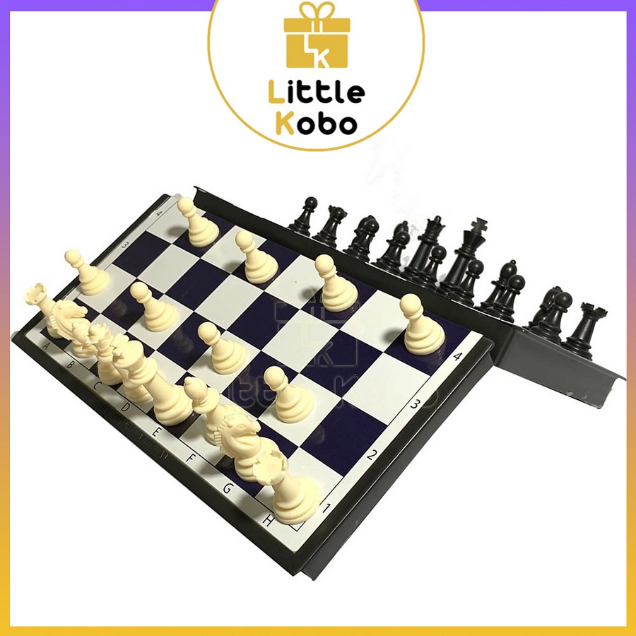 Bộ Cờ Vua Trắng Đen Size Lớn Có Nam Châm Loại Cao Cấp Đồ Chơi Trí Tuệ Thể Thao Boardgame Cờ Quốc Tế Trẻ Em
