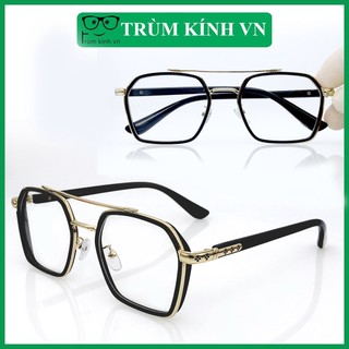 Gọng kính hot trend nhựa TR90 cao cấp họa tiết hoa Iris - K0039
