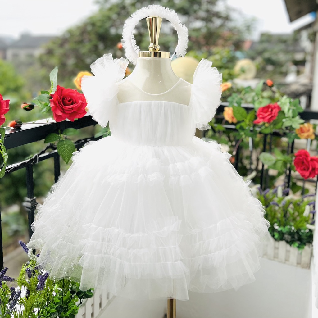 VÁY CÔNG CHÚA ĐẦM CÔNG CHÚA THIẾT KẾ NHÚN SIÊU BỒNG BỀNH CHO BÉ GÁI