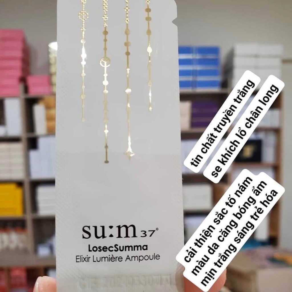 Tinh chất truyền trắng Sum 37/ Dưỡng trắng hồng, mờ nám/ Hàn Quốc/ 1ml