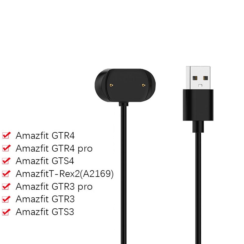 Đế Sạc USB Cho Đồng Hồ Thông Minh Huami Amazfit GTS4 GTS3 GTR3 GTR4 Pro GTS 3 4 GTR 3 4 / T-Rex 2
