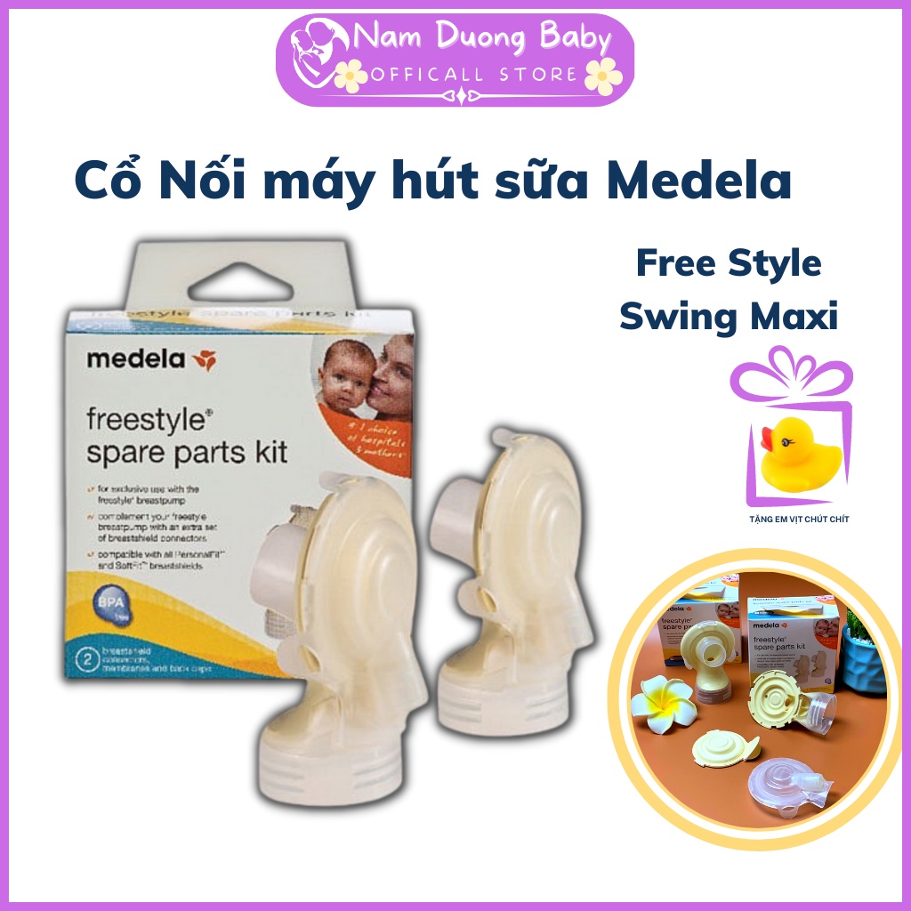 Bộ cổ hút cho máy hút sữa Medela FreeStyle, Swing maxi- hàng nhập USA namduongbaby phụ kiện medela
