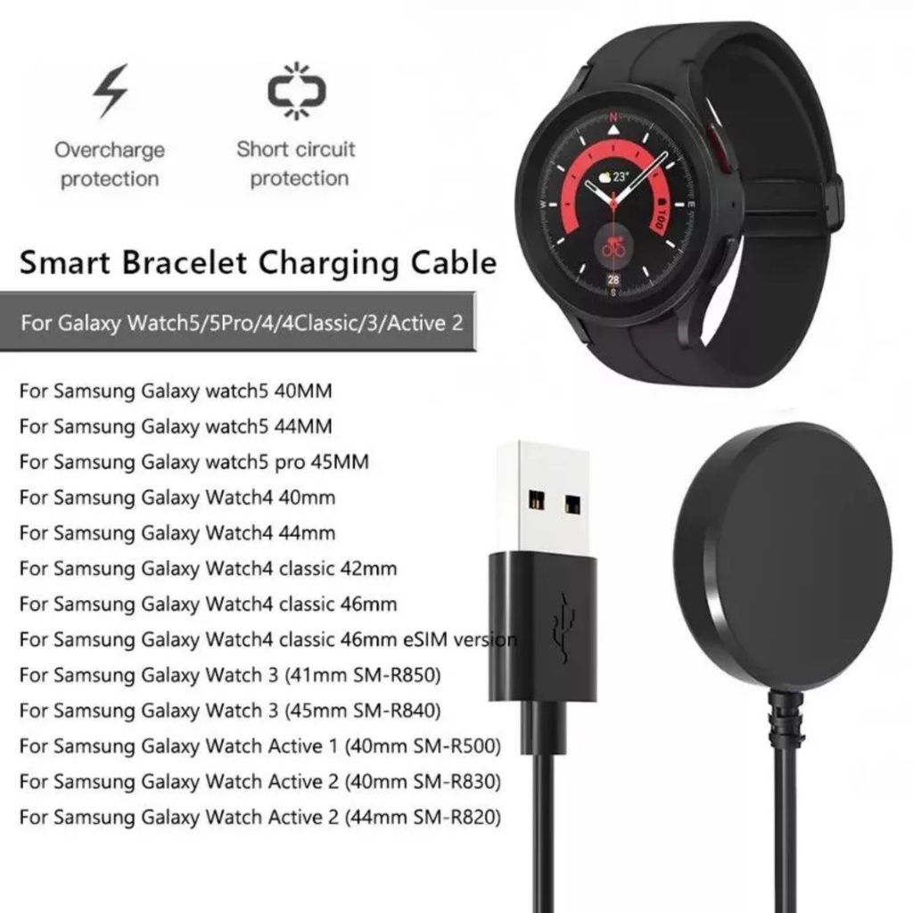 Sạc Samsung Watch 5/ Watch 5 Pro Chính hãng dùng được cho Samsung Watch 4, Samsung Watch 3, Watch Ac