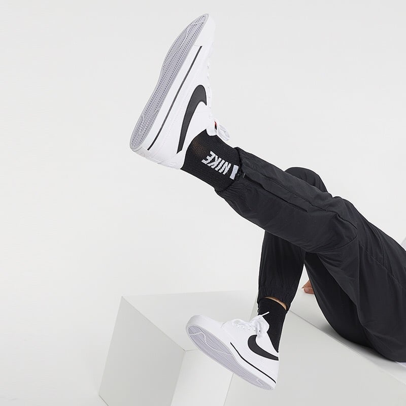 Giày Nike Court Legacy Canvas 'White Black' CW6539-101