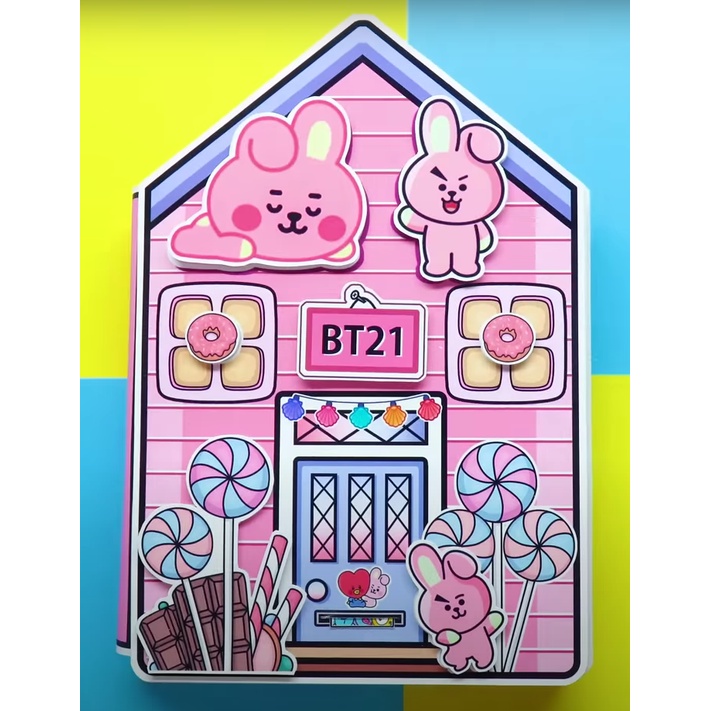 ĐỒ CHƠI BÚP BE GIẤY BTS của Cooky