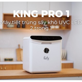 Máy Tiệt Trùng Sấy Khô UVC Led 2 Trong 1 - FatzBaby King Pro 1 - Fatz FB4816SL - Không BPA, an toàn cho Mẹ và Bé