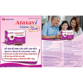 Viên bổ mắt ATAXAVI VISION NEW (hộp 30 viên)