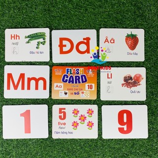Đồ Chơi Giáo Dục Trọn Bộ Thẻ Học Chữ Cái Và Chữ Ghép Kèm Số Tiếng Việt Có Hình Ảnh Minh Họa Cho Bé Học Ghép Vần