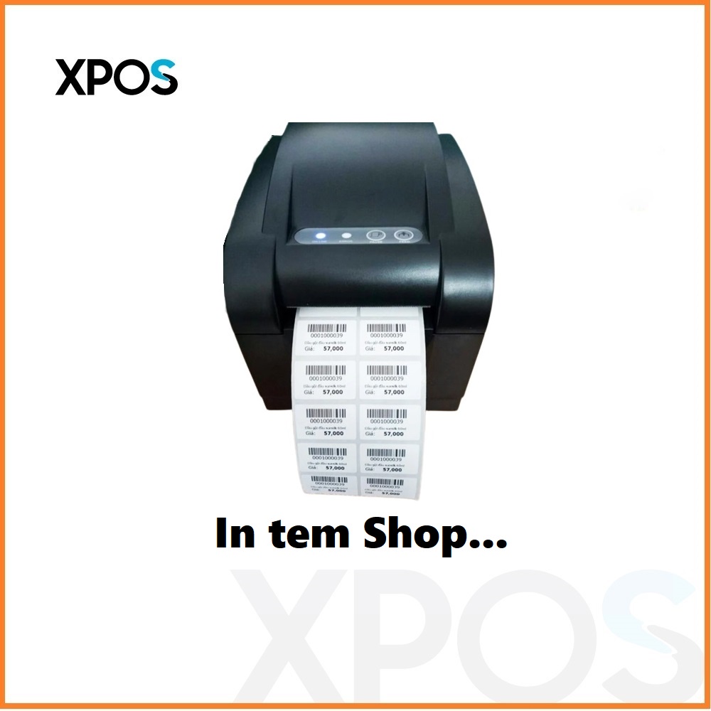 Máy in mã vạch Xprinter XP-350B / XP-350BM chính hãng in tem nhãn in vận đơn TMĐT BH 12 tháng