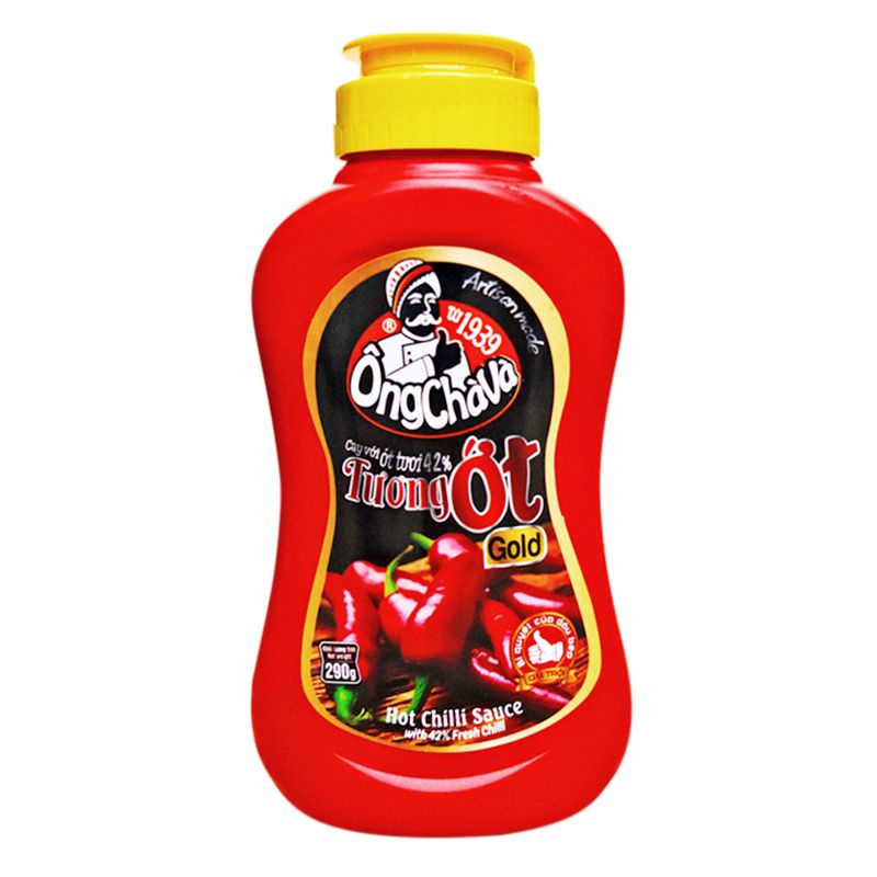 Tương Ớt/Đen/Cà/Ớt Xanh/Tiêu Cay Chitas Ông Chà Và Chai 290G