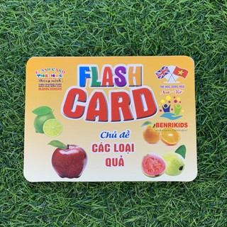 Thẻ Học Thông Minh Theo Phương Pháp Glenn Doman Chủ Đề Các Loại Qủa
