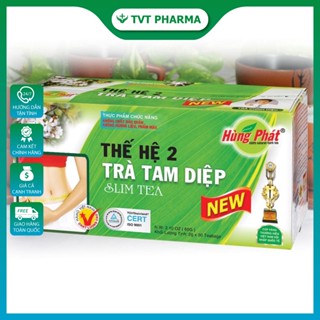 Trà Giảm Cân Tam Diệp Thế Hệ 2 Giúp Giảm Mỡ Bụng Hiệu Quả Cấp Tốc   Hộp 30 gói   