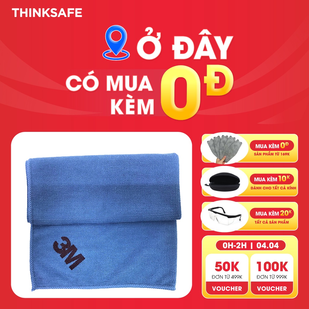 Khăn Lau Đa Năng 3M SQ21S cấu tạo bằng các sợi microfiber giúp lấy sạch vết bụi bẩn - Thinksafe