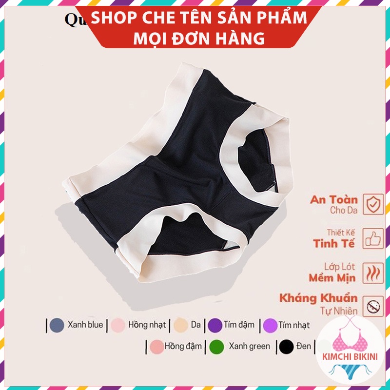 [Thanh Lý] quần lót nữ cotton cạp to Lưng cao viền trắng KIMCHIBIKINI chip mềm mại thoáng mát dễ thương QL033