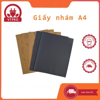 Giấy nhám mịn khổ A4 - giấy nhám chà tường, chà sắt, sản phẩm giống hình