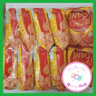 Bán sỉ bịch Bim bim Oishi Snack Indo Chips bánh phồng tôm hương vị cay gói lớn 32 g/10 gói giòn cay thơm ngon