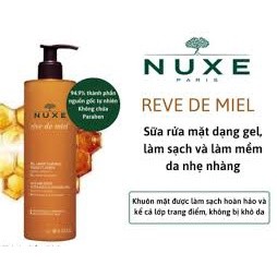 Sữa rửa mặt Nuxe Reve De Miel Rich Cleansing Gel