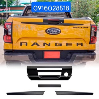 Ốp tay cốp Wildtrak 2022 2023 Ford ranger ốp cốp mạ Crom bền đẹp