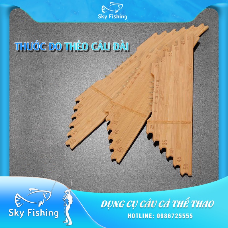 Thước Đo Thẻo Câu Đài Đại Lý Đồ Câu Cá Thước Đo Thẻo Bằng Gỗ Sử Dụng Đo Thẻo Trong Câu Đài - Đồ Câu Đài Sky Fishing
