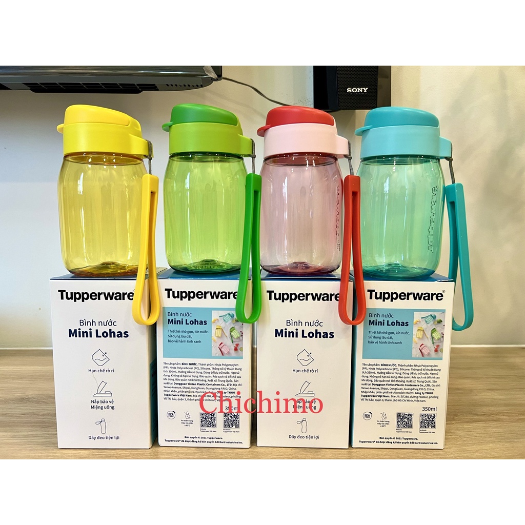 Bình Nước Tupperware Mini Lohas 350ml