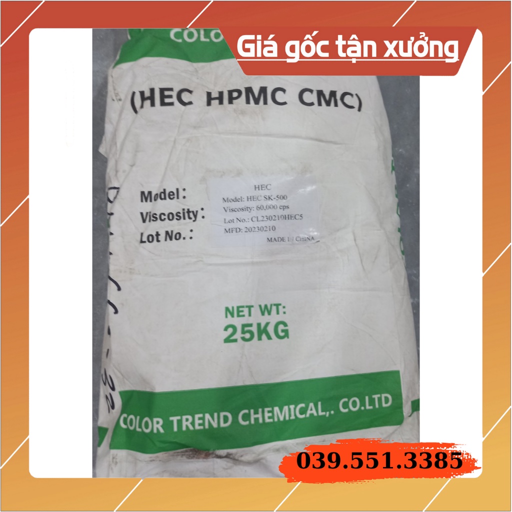 Tạo Đặc Bột Hec tạo đặc cho sơn, nước rửa chén, nước lau sàn… bao 25kg
