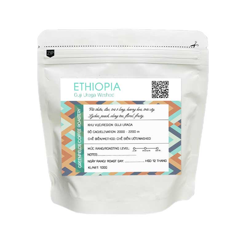 Cà phê Ethiopia Guji Uraga Haro G1 100g