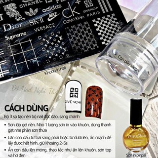 Con dấu silicon in móng tay Nghi Thảo Nails