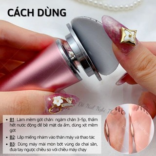 Miếng chà gót chân nhám 2 mặt set 60 miếng