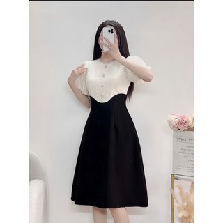 ĐẦM PHỐI REN TAY BỒNG SIÊU SANG