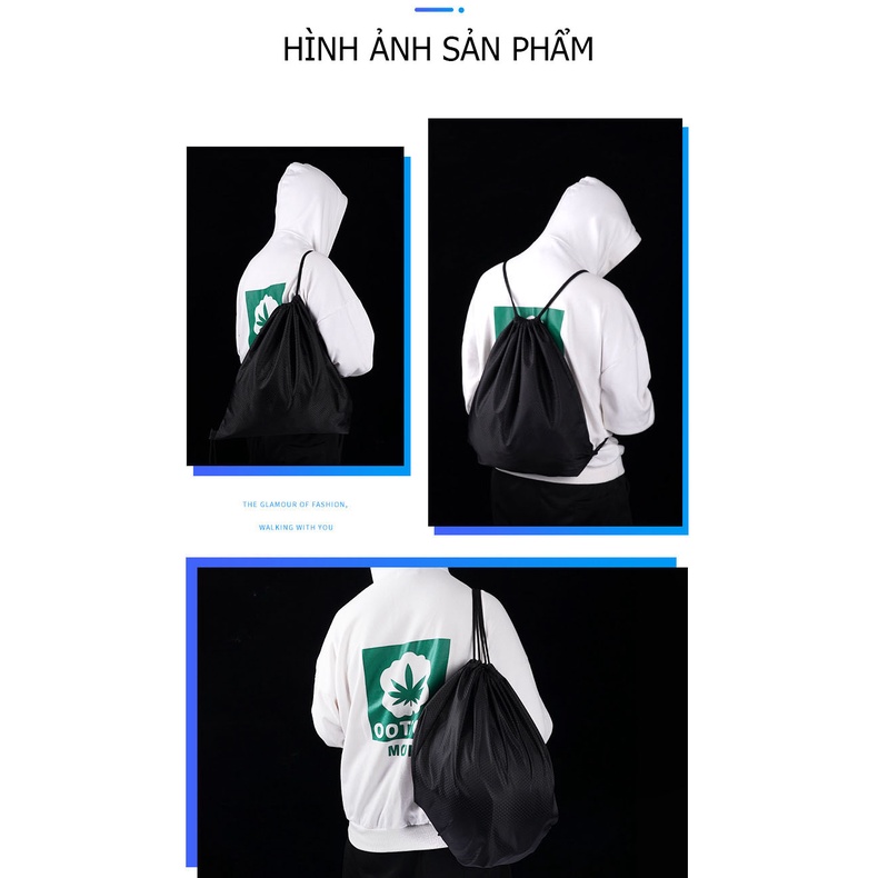 Túi vải rút đựng mũ bảo hiểm hạn chế trầy xước với 3 kích cỡ lựa chọn - Hội quán Phượt XTU khuyên dùng