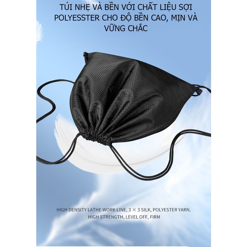 Túi vải rút đựng mũ bảo hiểm hạn chế trầy xước với 3 kích cỡ lựa chọn - Hội quán Phượt XTU khuyên dùng