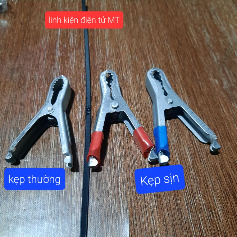 1 cặp kẹp bình màu xám . Loại tốt nhất